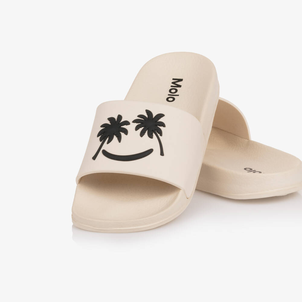 Molo-Ivory Palm Tree Smile Sliders | Childrensalon