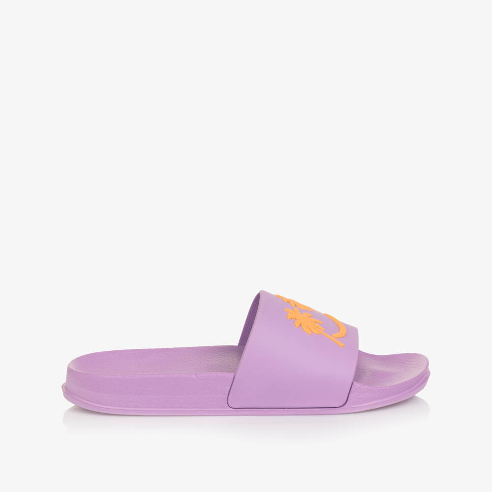 Molo-Lilac Purple Palm Tree Smile Sliders | Childrensalon