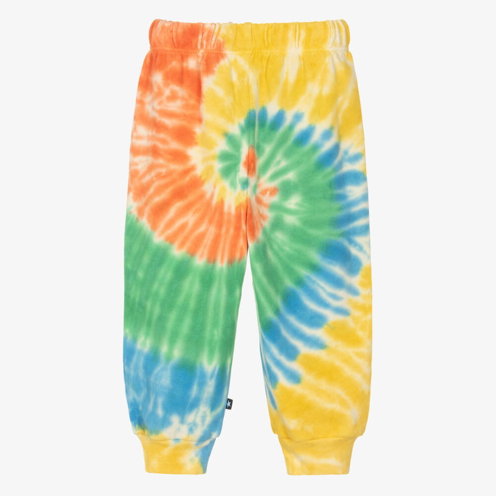 Molo-بنطلون رياضي قطن عضوي بتصميم تاي داي متعدد الألوان | Childrensalon