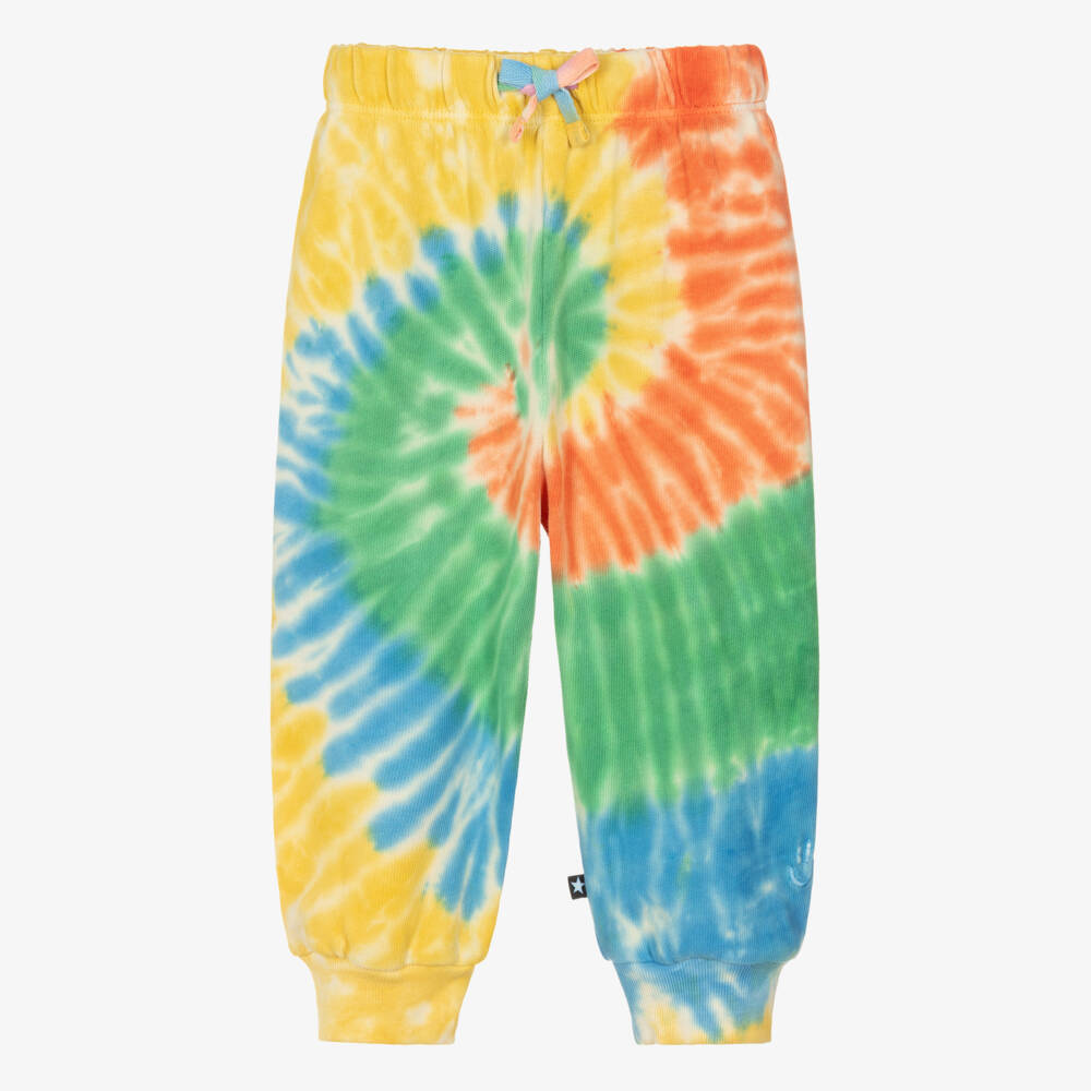 Molo-بنطلون رياضي قطن عضوي بتصميم تاي داي متعدد الألوان | Childrensalon