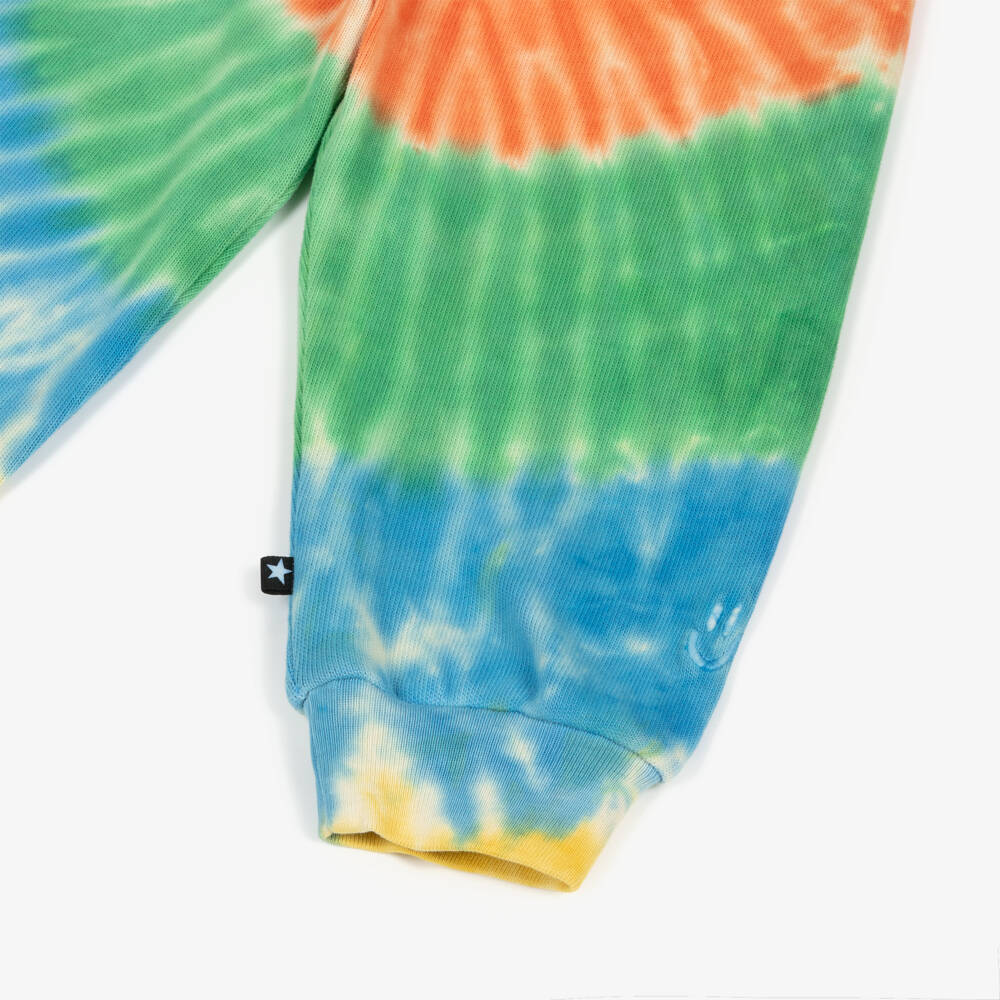 Molo-بنطلون رياضي قطن عضوي بتصميم تاي داي متعدد الألوان | Childrensalon