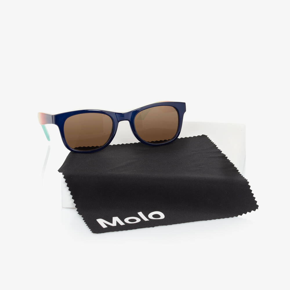 Molo-Navy Blue Tinted Sunglasses (UVA/UVB) | Childrensalon