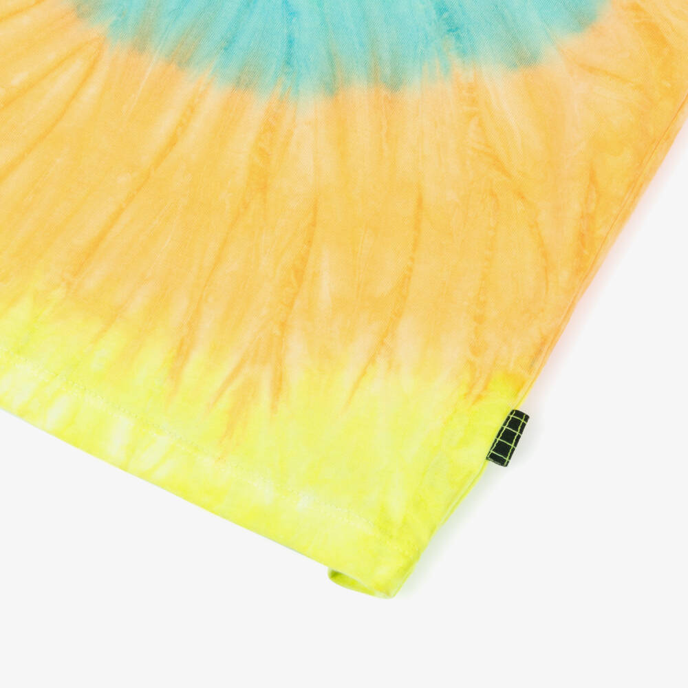 Molo-Neon Colour Tie-Dye Cotton T-Shirt | Childrensalon