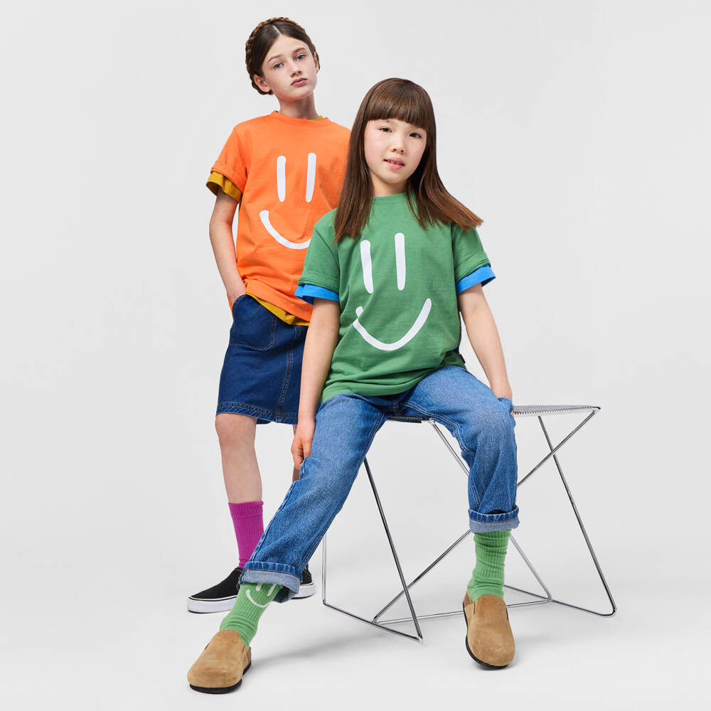 Molo-تيشيرت قطن عضوي لون برتقالي | Childrensalon