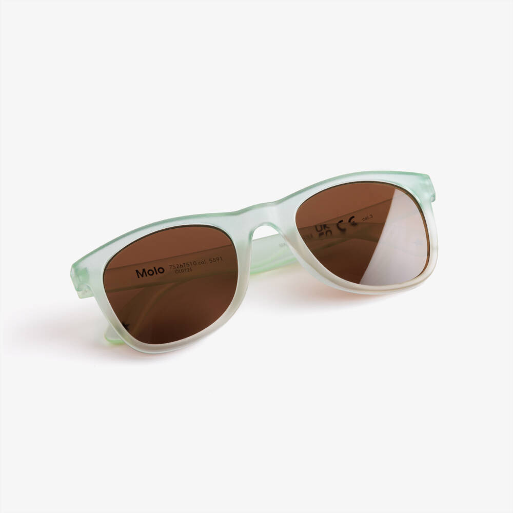 Molo-Pale Green Sunglasses (UVA/UVB) | Childrensalon