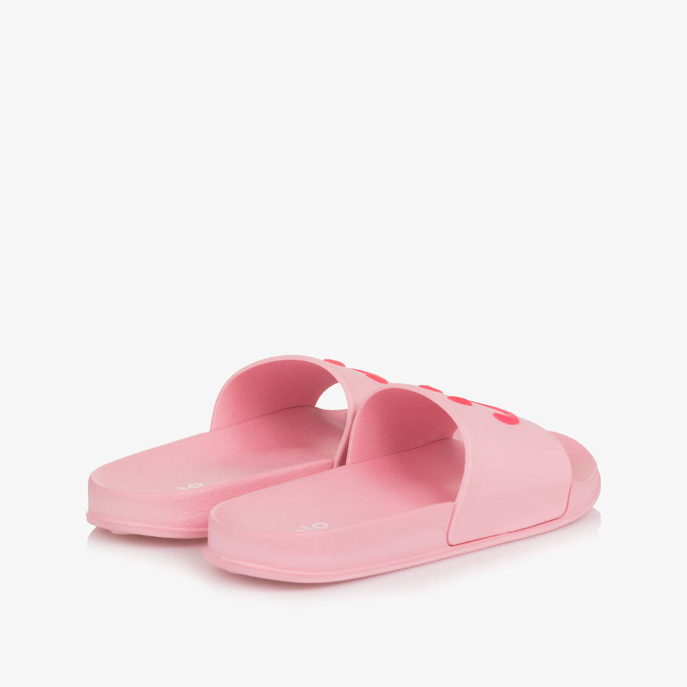 Molo-Pink Smiling Face Sliders | Childrensalon