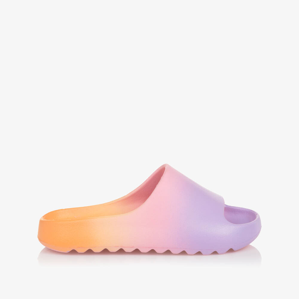 Molo-Purple Ombre Foam Sliders | Childrensalon