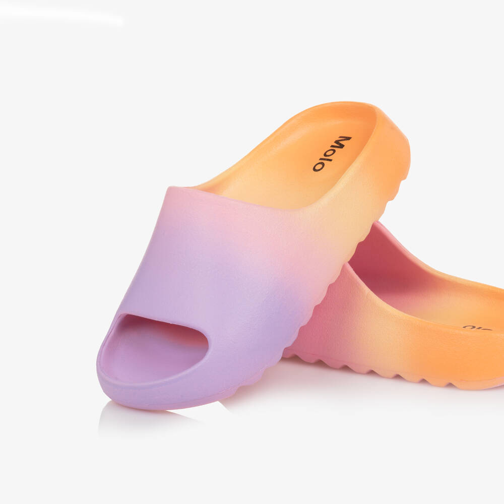 Molo-Purple Ombre Foam Sliders | Childrensalon