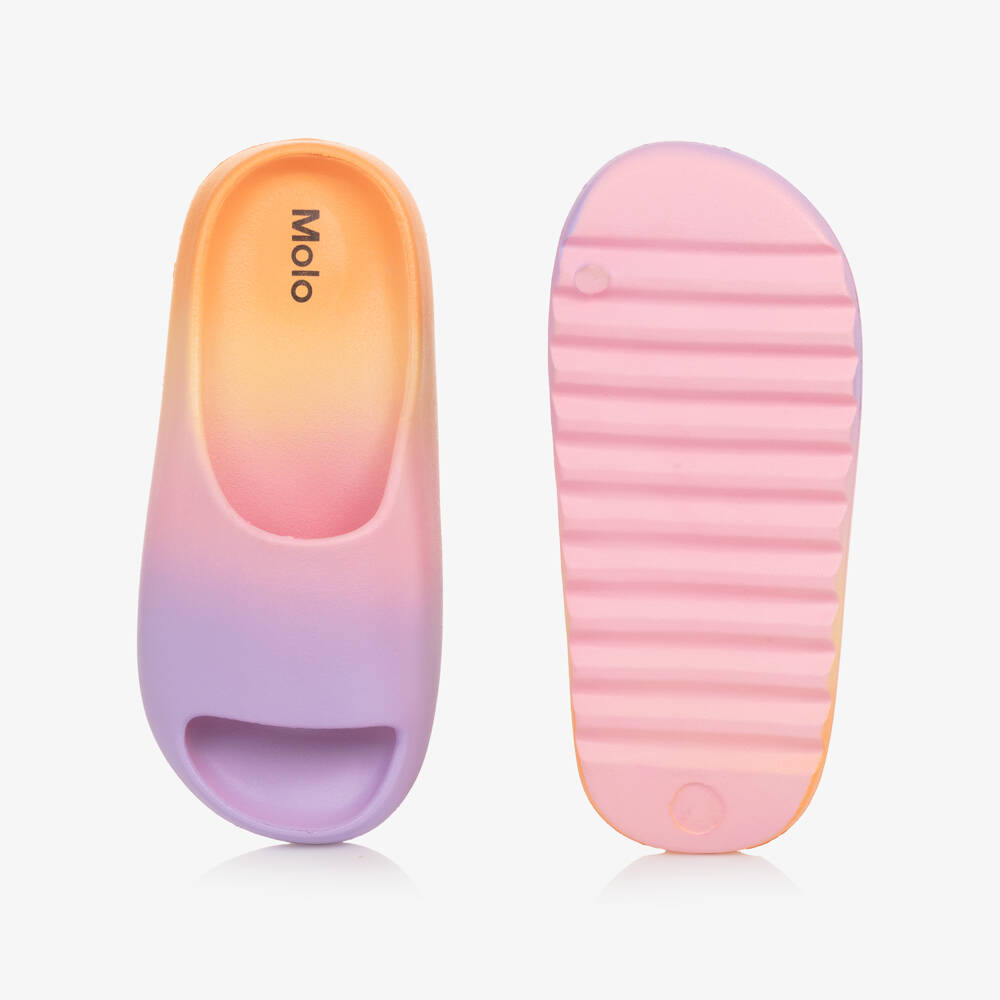 Molo-Purple Ombre Foam Sliders | Childrensalon