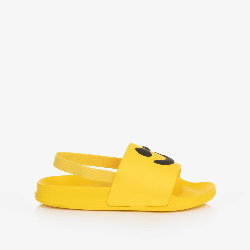 Molo-Yellow Winking Face Sliders | Childrensalon