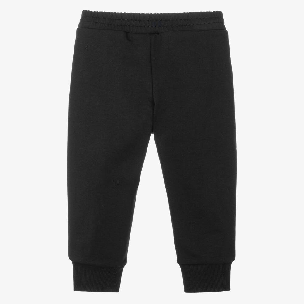 Moncler Enfant-Baby Boys Black Logo Pocket Joggers | Childrensalon