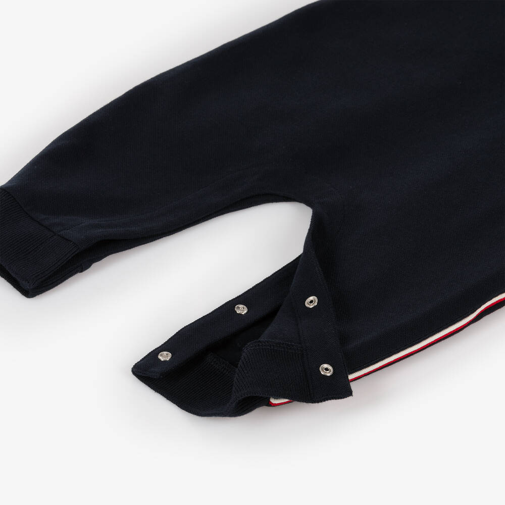 Moncler Enfant-أفرول رومبر بيكيه لون كحلي للمواليد | Childrensalon