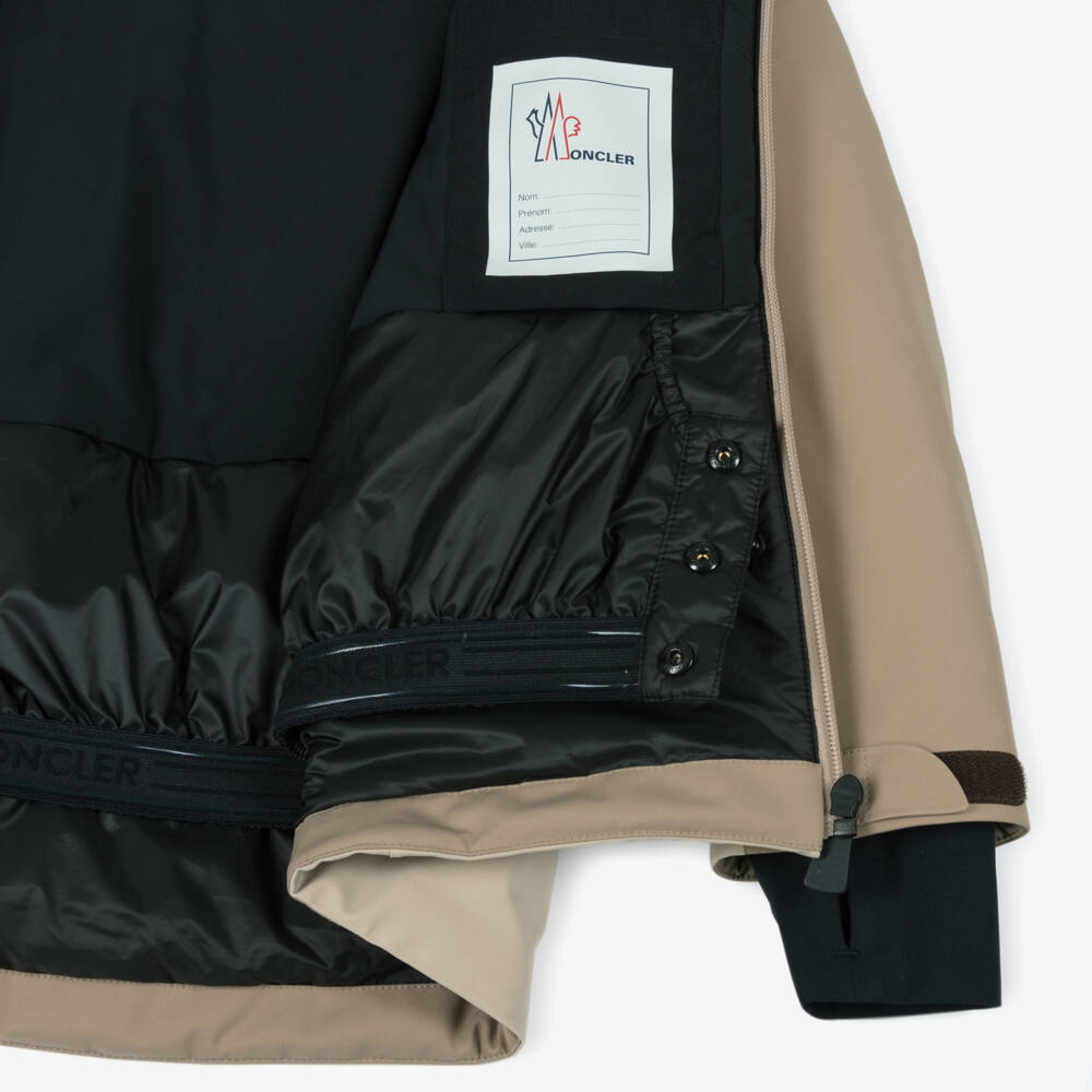 Moncler Enfant-Beige Moriond Ski Jacket | Childrensalon