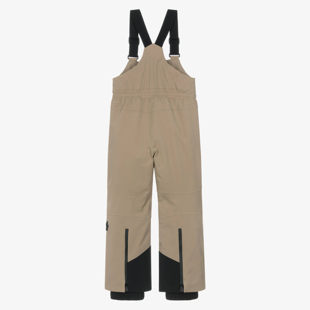 Moncler Enfant-Beige Padded Technical Ski Trousers | Childrensalon