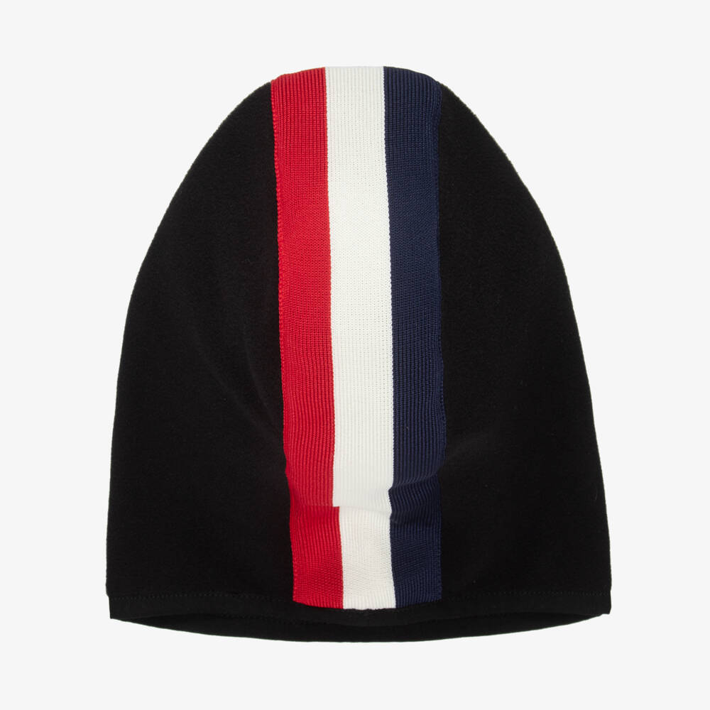 Moncler Enfant-Балаклава черная флисовая | Childrensalon