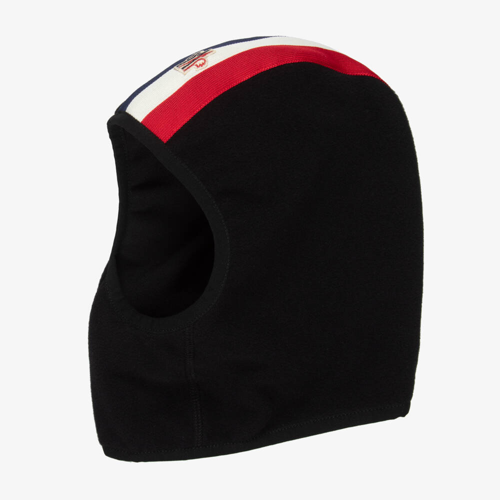 Moncler Enfant-Балаклава черная флисовая | Childrensalon