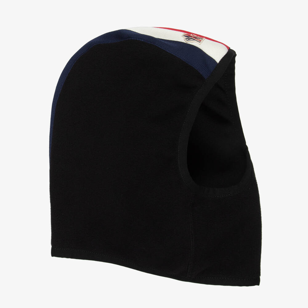 Moncler Enfant-Балаклава черная флисовая | Childrensalon