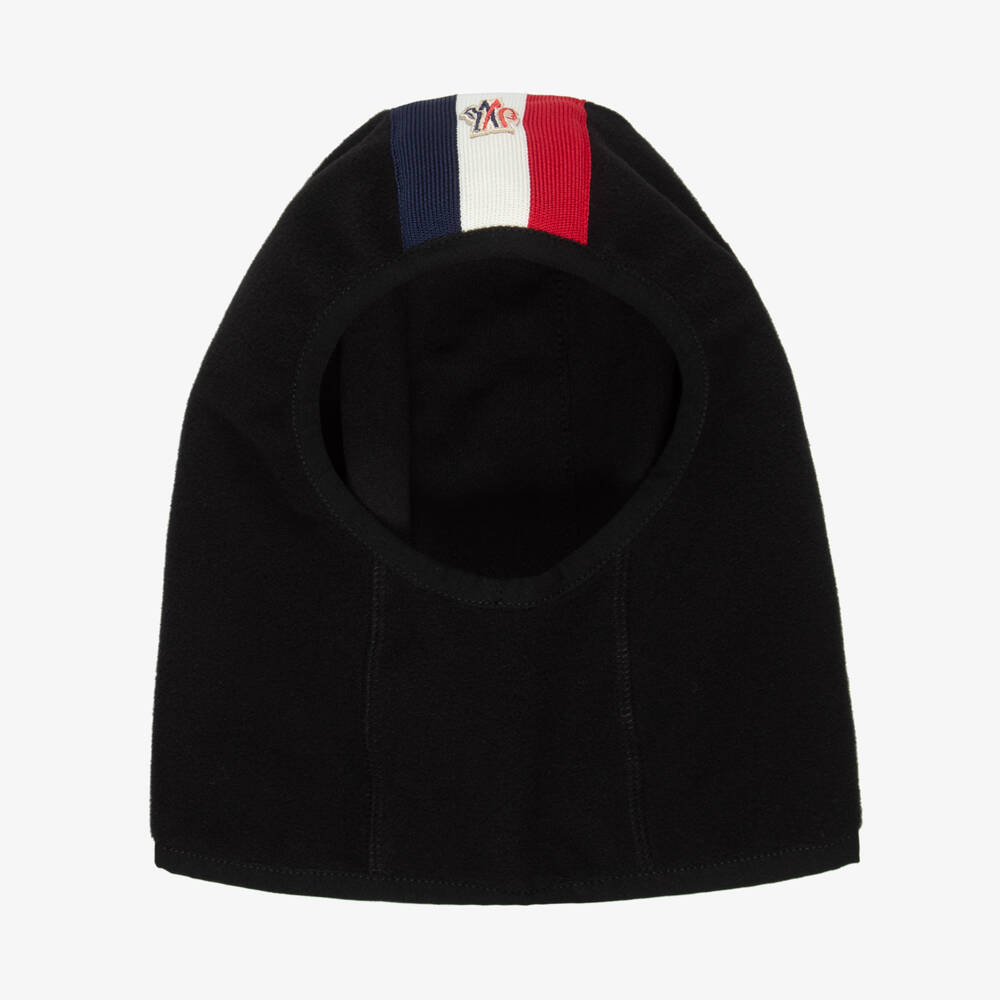 Moncler Enfant-Балаклава черная флисовая | Childrensalon