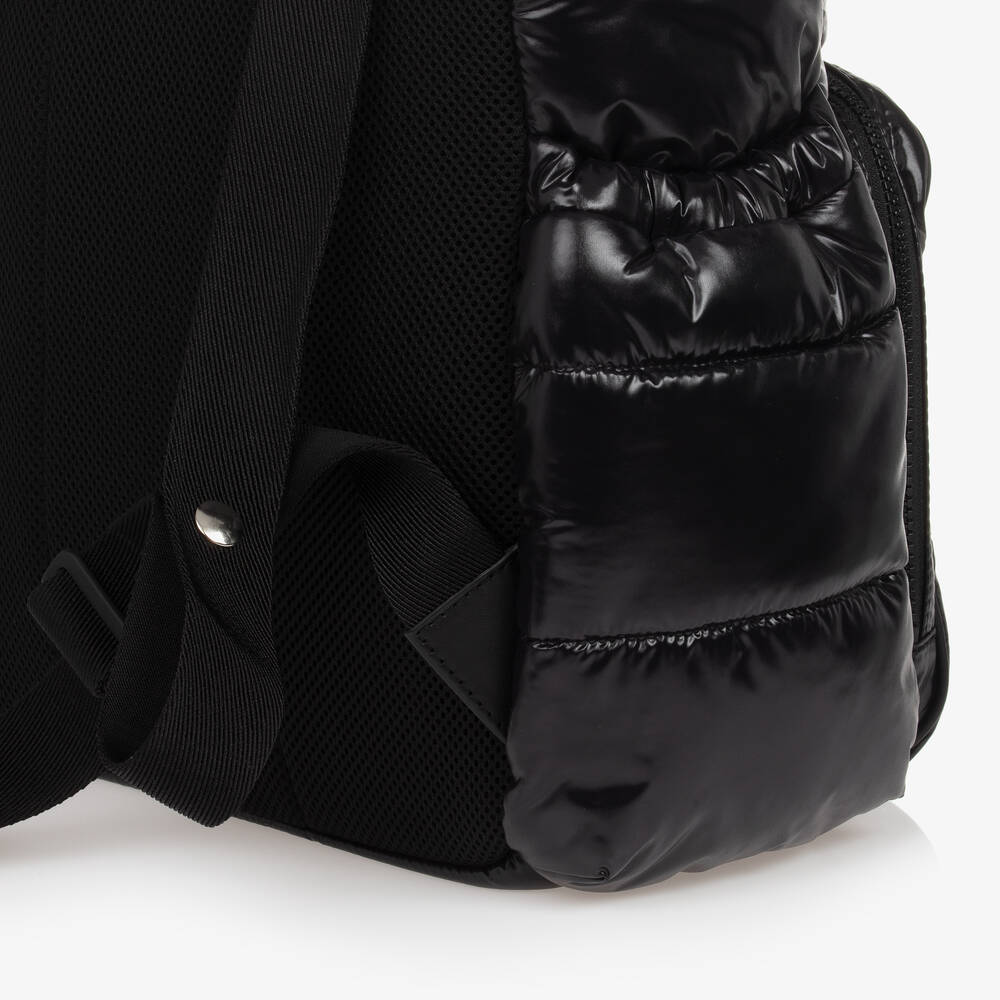 Moncler Enfant-حقيبة ظهر لمستلزمات الأطفال مبطنة لون أسود | Childrensalon