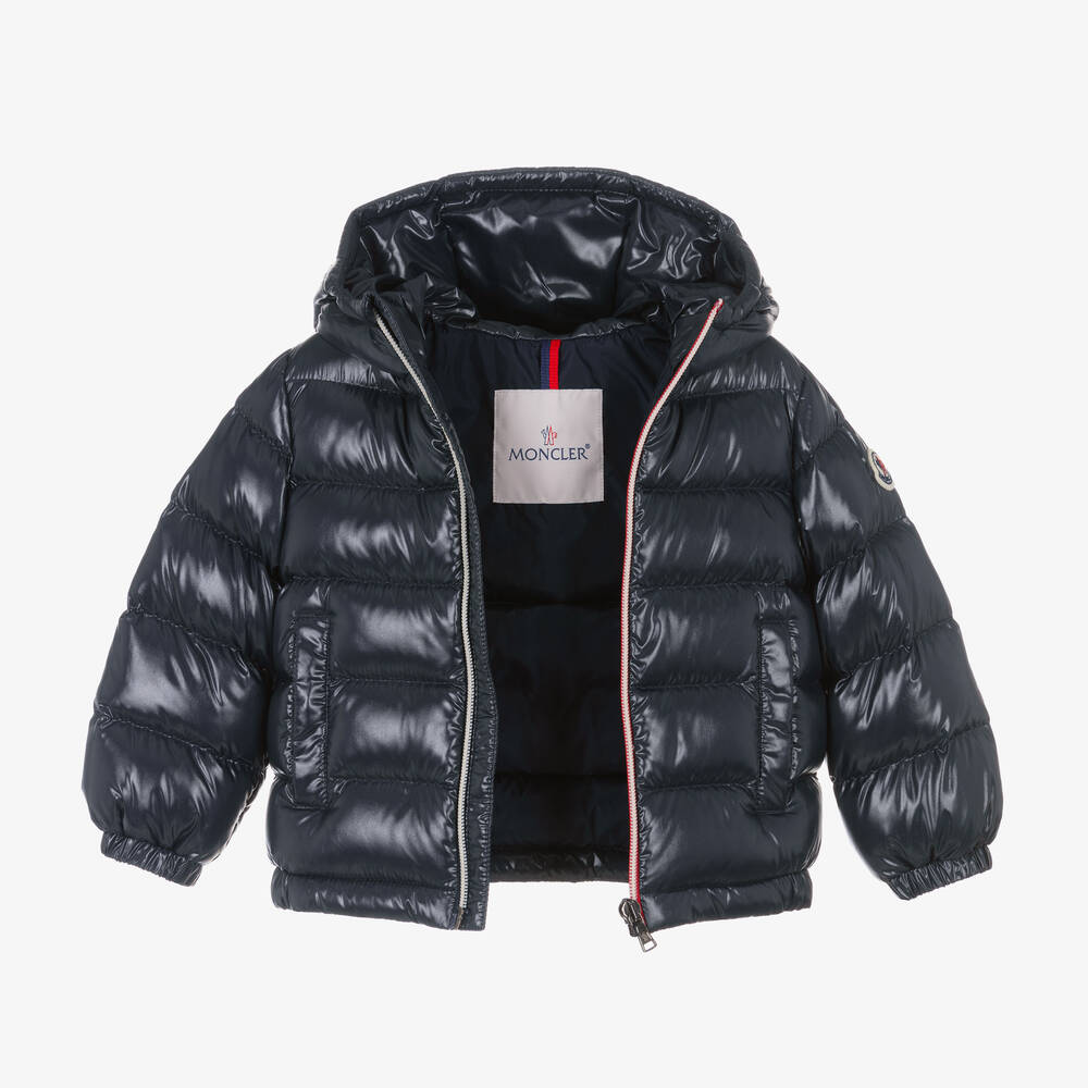 Moncler Enfant-Blue New Aubert Down Puffer Jacket | Childrensalon