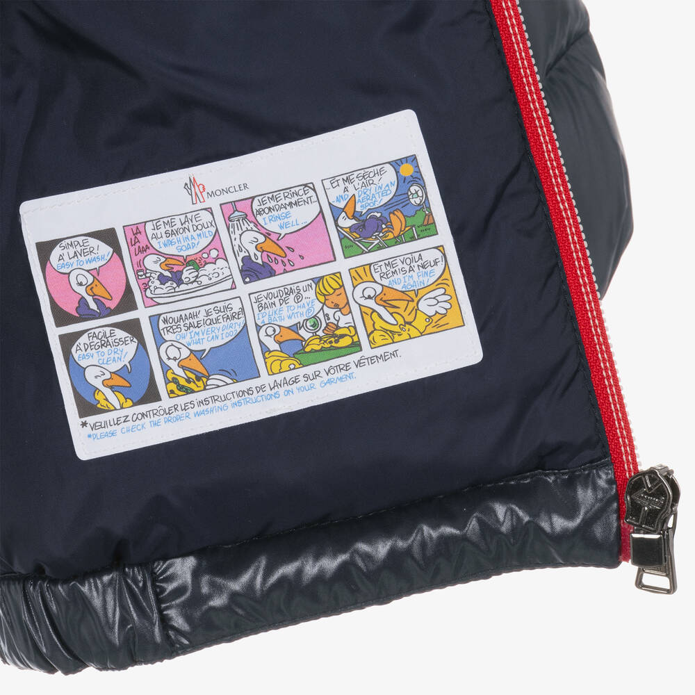 Moncler Enfant-Blue New Aubert Down Puffer Jacket | Childrensalon