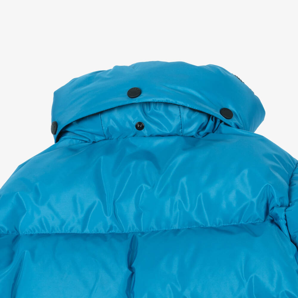 Moncler Enfant-Blue Uluguru Down Padded Technical Ski Jacket | Childrensalon