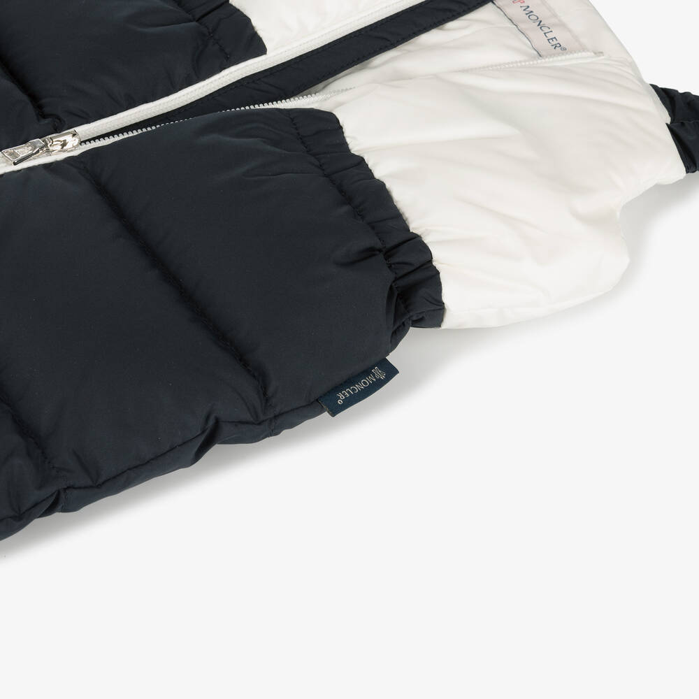 Moncler Enfant-Blue Xola Down Padded Puffer Snowsuit | Childrensalon