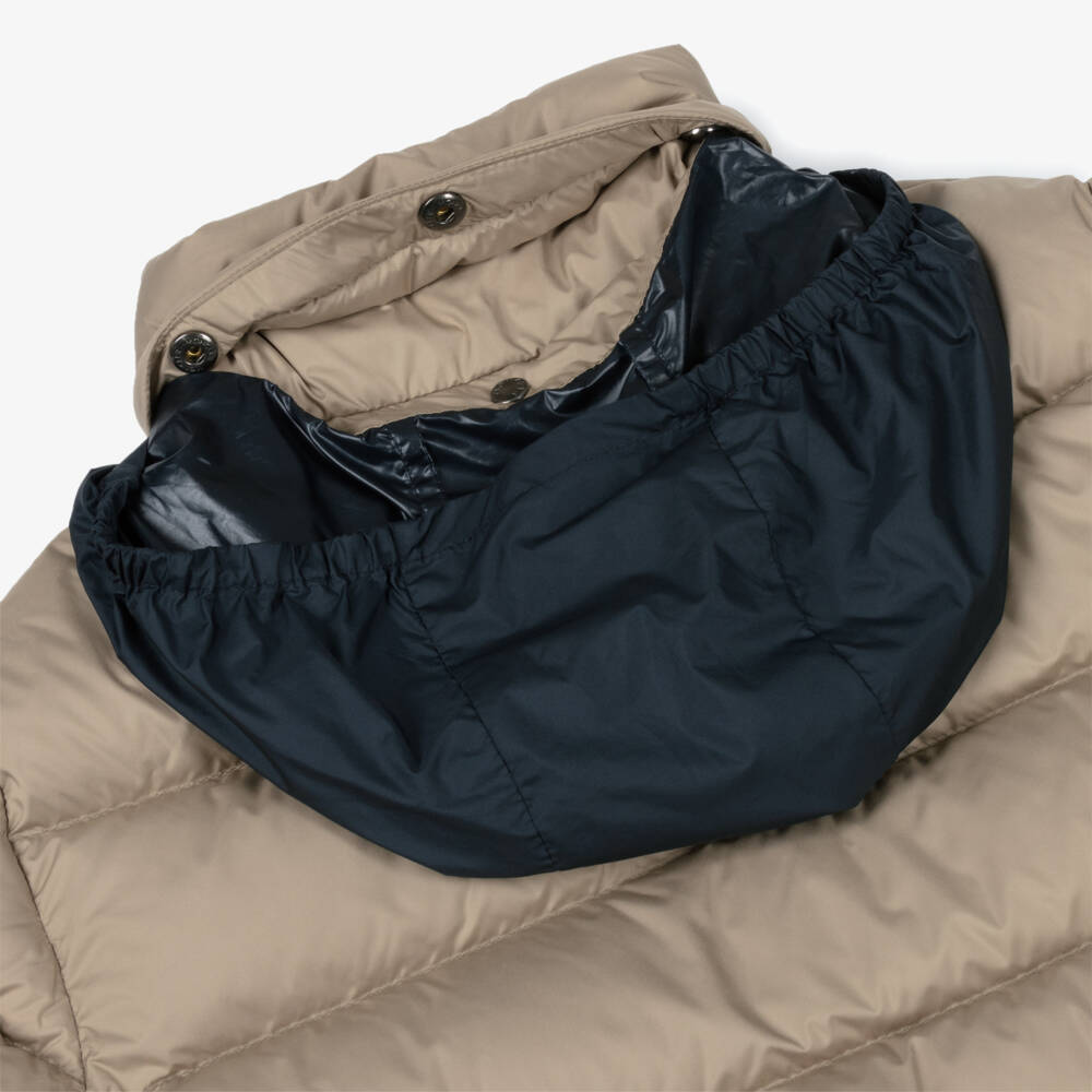 Moncler Enfant-Boys Beige Bajan Down Padded Puffer Jacket | Childrensalon