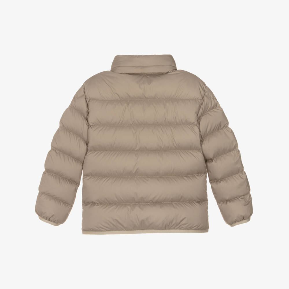 Moncler Enfant-Boys Beige Bajan Down Padded Puffer Jacket | Childrensalon