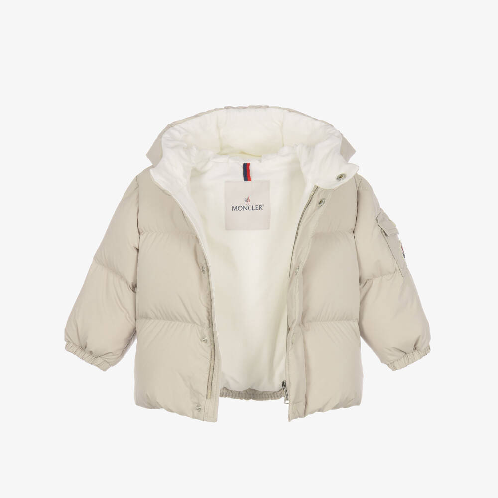 Moncler Enfant-Boys Beige Jareth Down Padded Jacket | Childrensalon