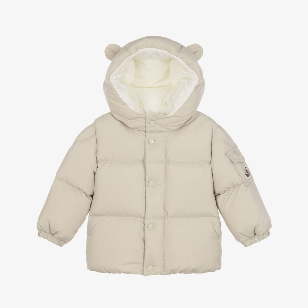 Moncler Enfant-Boys Beige Jareth Down Padded Jacket  | Childrensalon