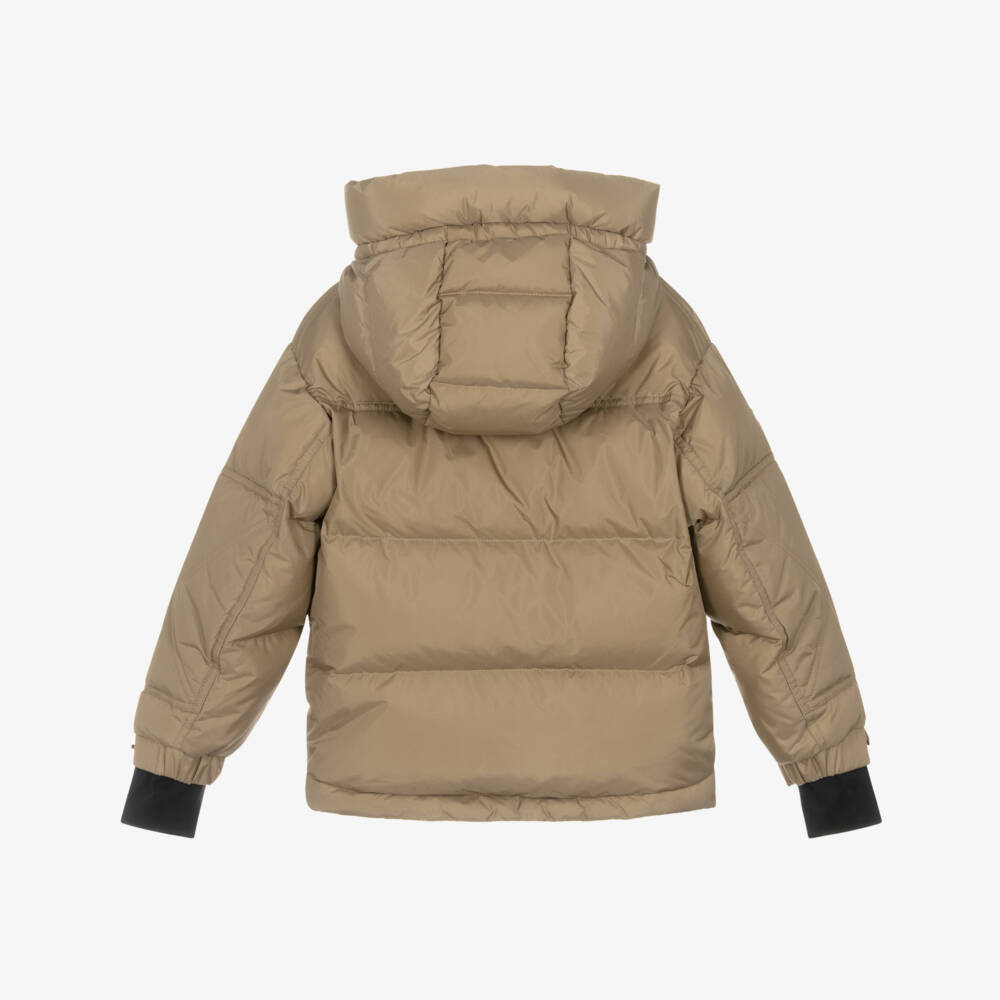 Moncler Enfant-Boys Beige Kasanka Down Padded Ski Jacket | Childrensalon
