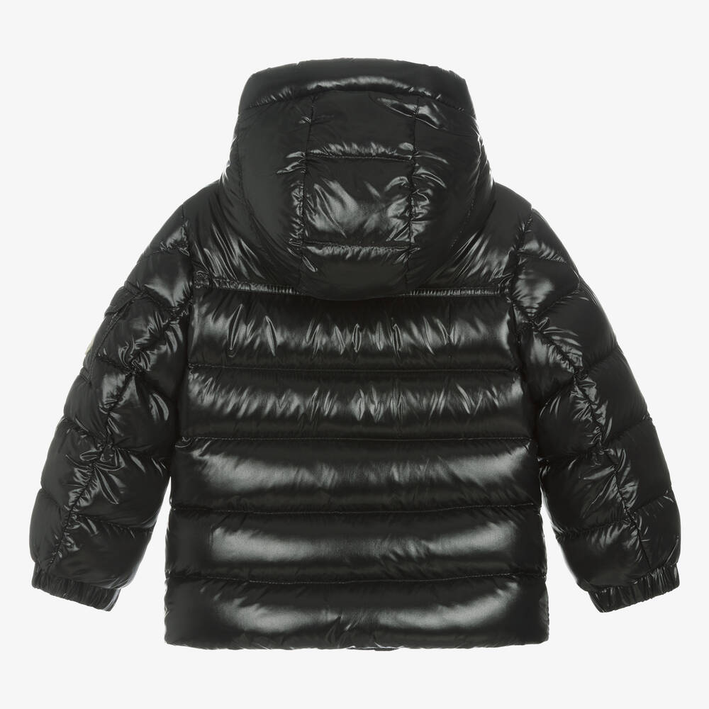 Moncler Enfant-Boys Black Down Padded Groseiller Jacket | Childrensalon