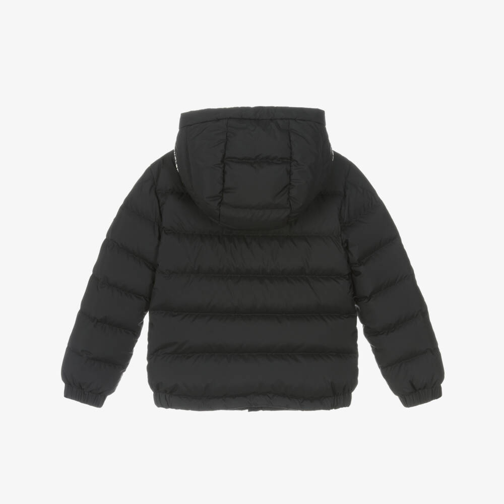 Moncler Enfant-Boys Black Grecois Down Padded Puffer Jacket | Childrensalon