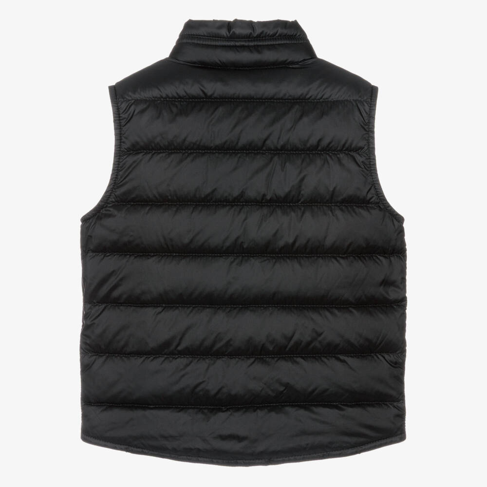 Moncler Enfant-Жилет пуховик с наполнителем Gui черный для мальчиков | Childrensalon