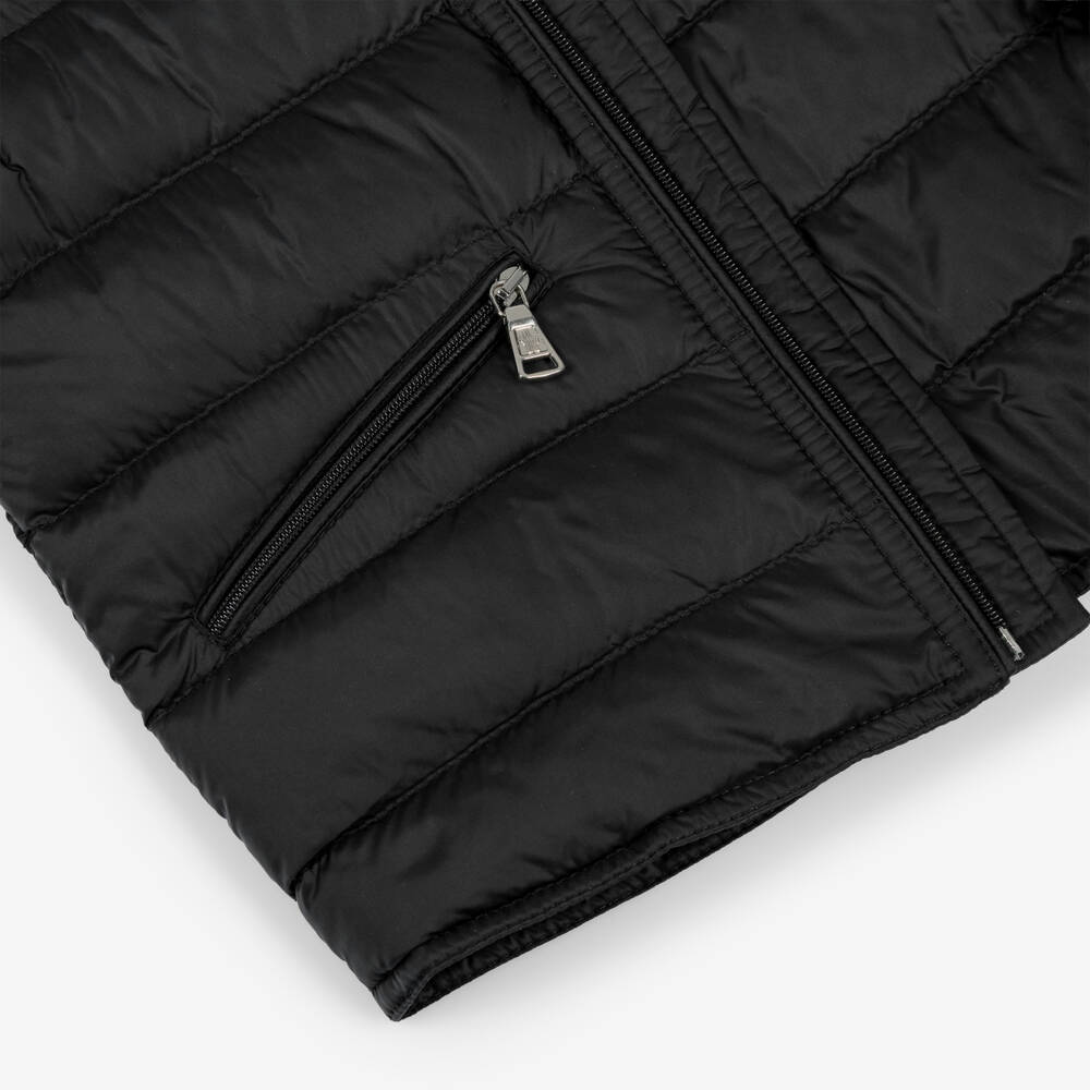 Moncler Enfant-Жилет пуховик с наполнителем Gui черный для мальчиков | Childrensalon
