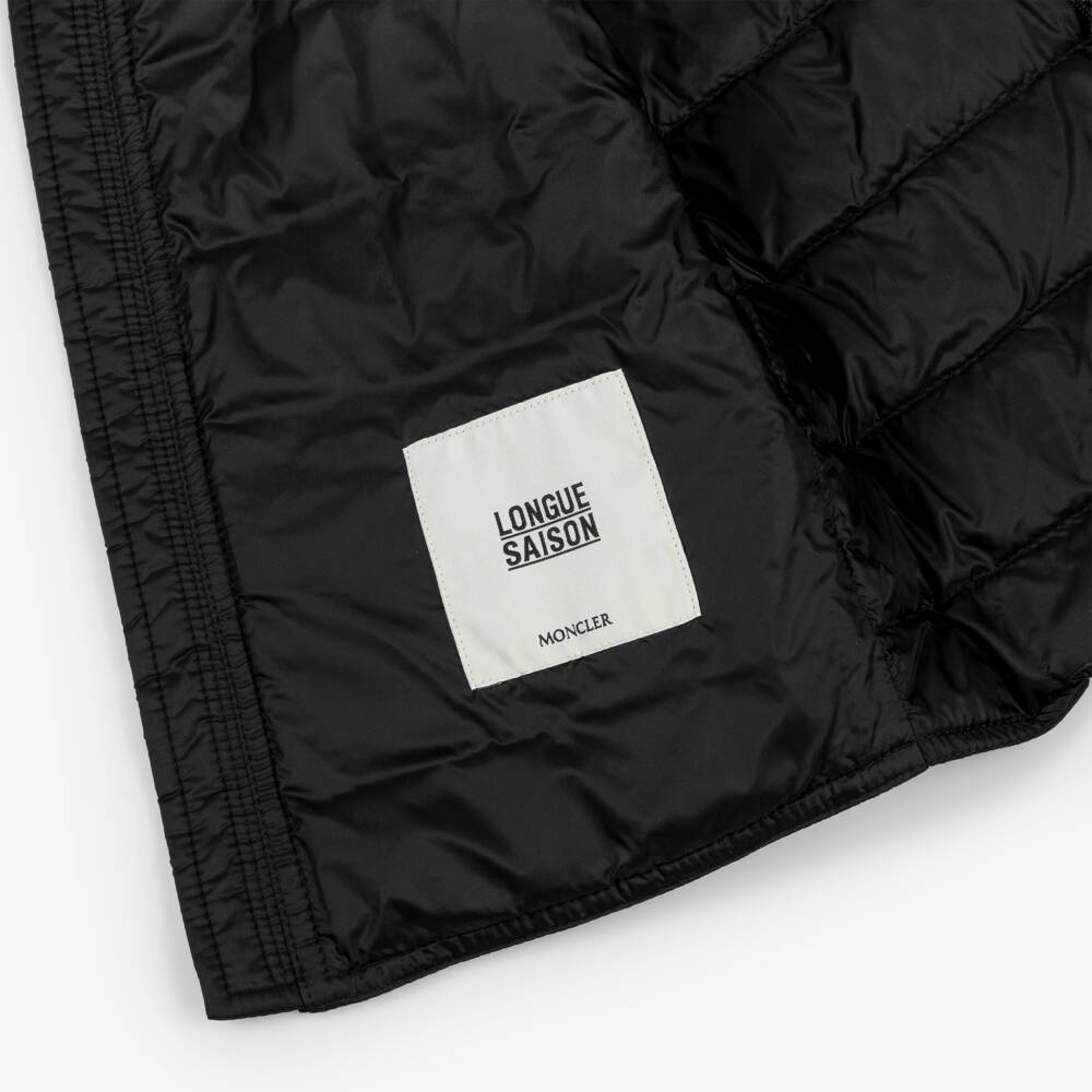 Moncler Enfant-Жилет пуховик с наполнителем Gui черный для мальчиков | Childrensalon