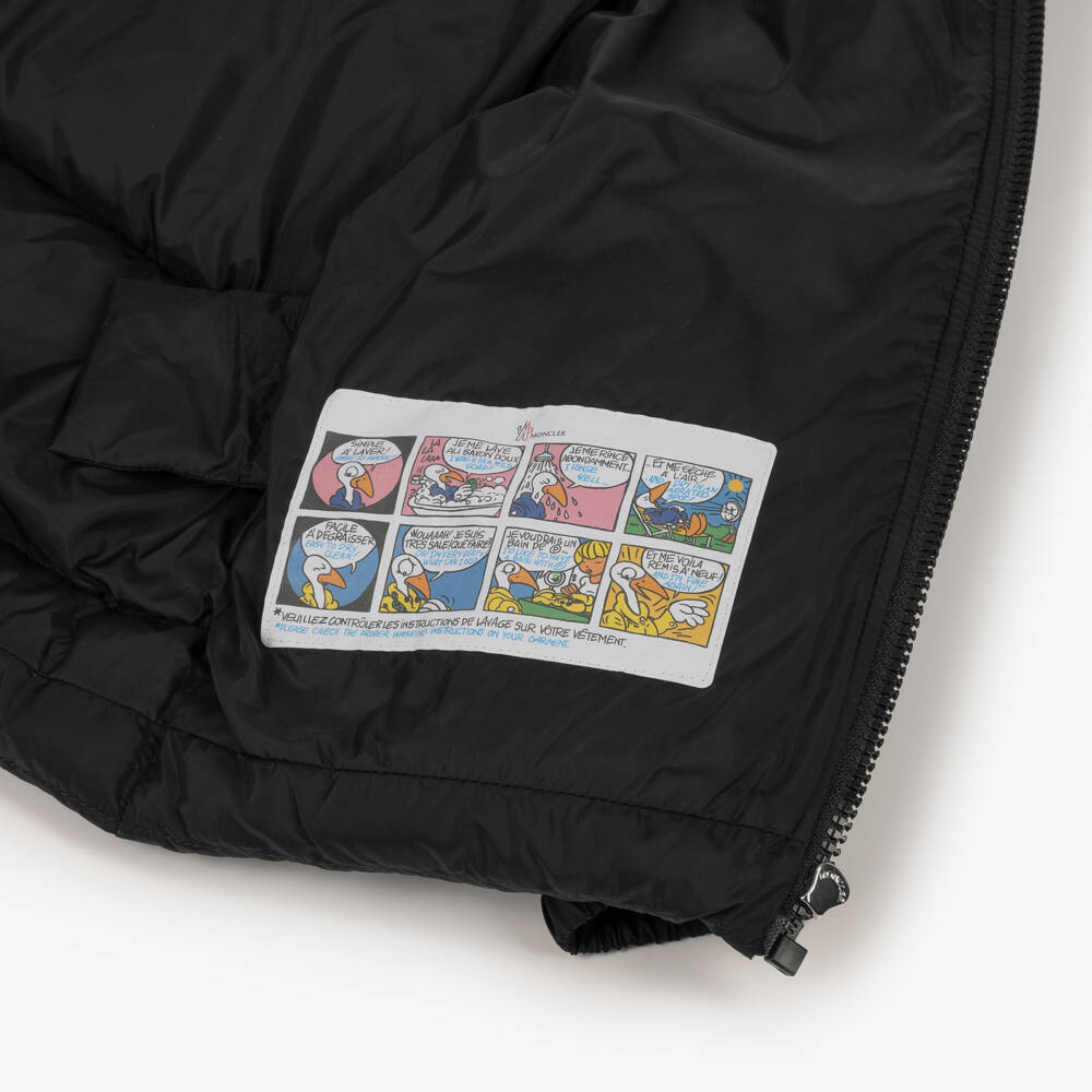 Moncler Enfant-Boys Black New Byronf Down Filled Jacket | Childrensalon