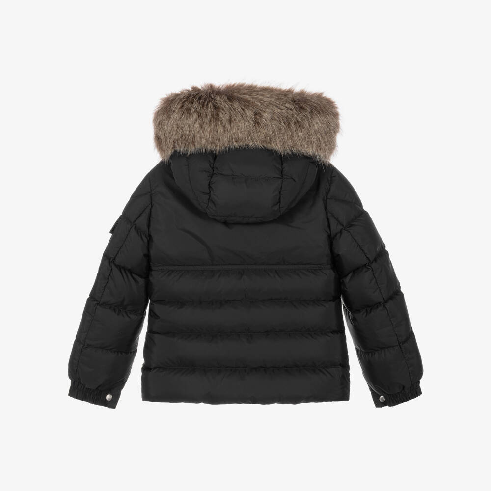 Moncler Enfant-Boys Black New Byronf Down Filled Jacket | Childrensalon