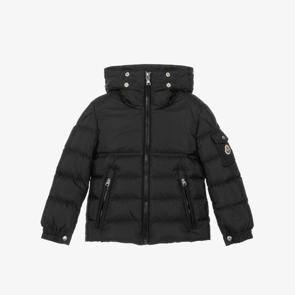 Moncler Enfant-Boys Black New Byronf Down Filled Jacket | Childrensalon