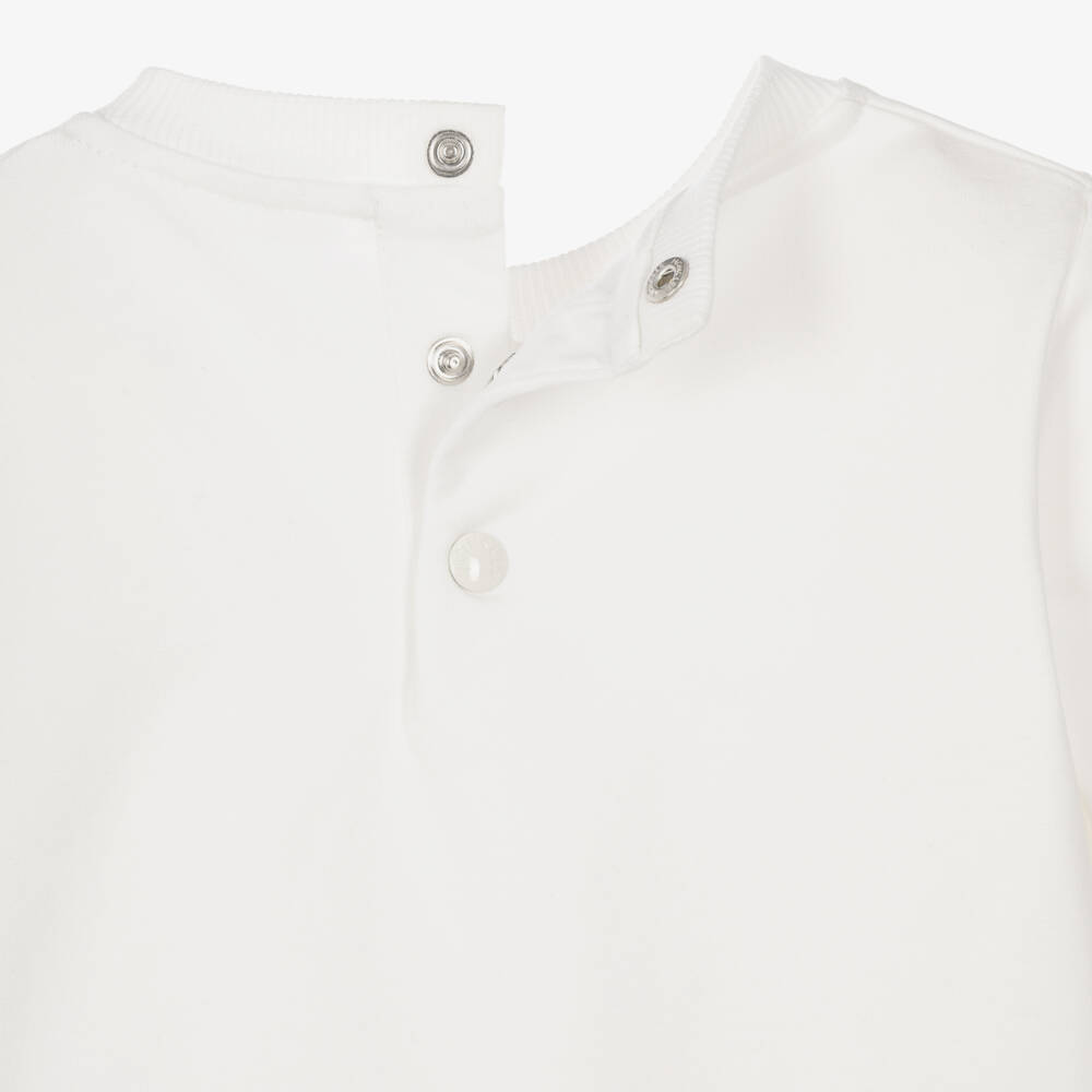 Moncler Enfant-Boys Black & White Cotton Jersey Tracksuit | Childrensalon