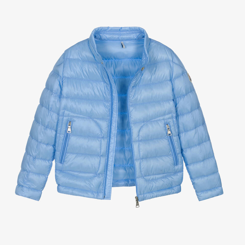 Moncler Enfant-Boys Blue Acorus Puffer Jacket | Childrensalon
