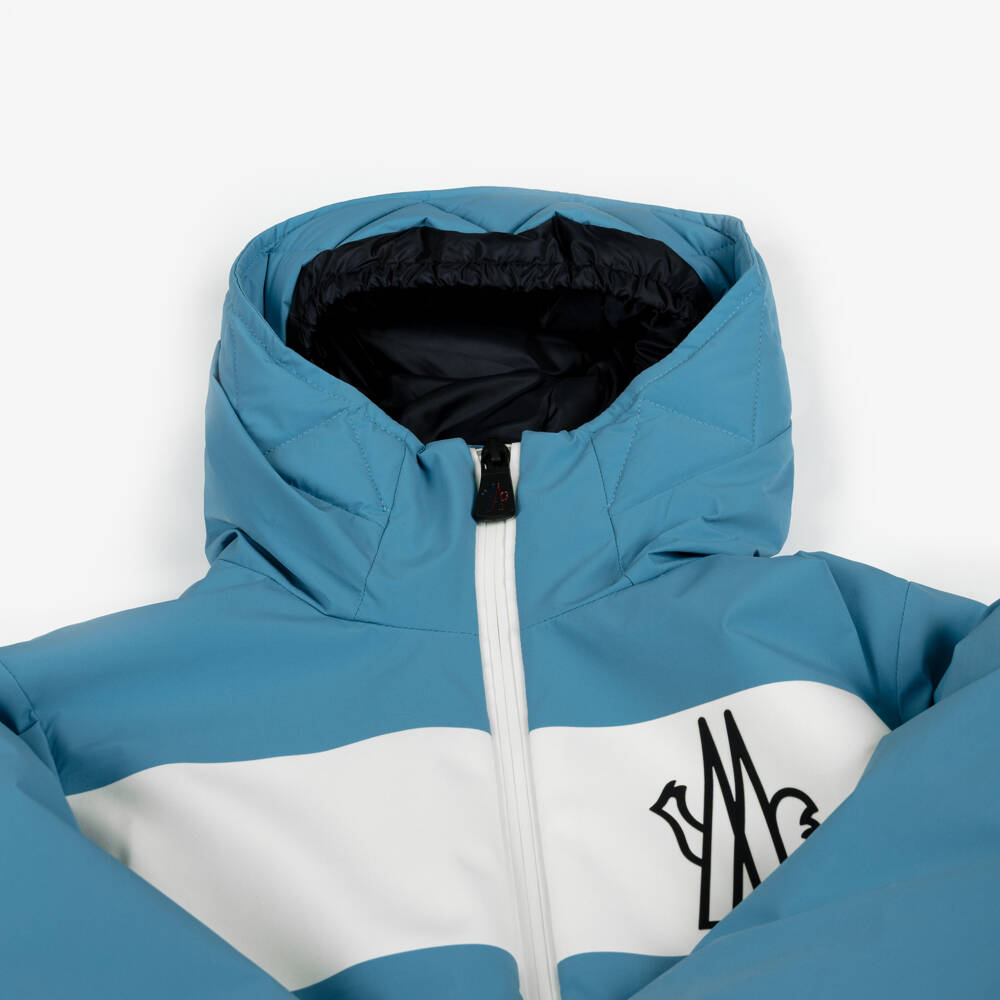 Moncler Enfant-Boys Blue Brech Technical Ski Jacket | Childrensalon