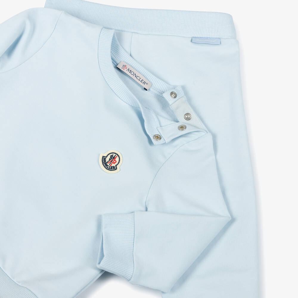 Moncler Enfant-Boys Blue Cotton Tracksuit | Childrensalon