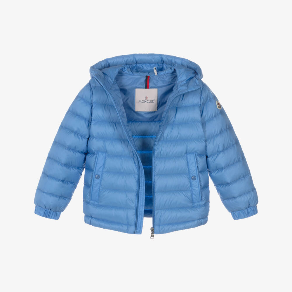 Moncler Enfant-Boys Blue Dilar Puffer Jacket | Childrensalon