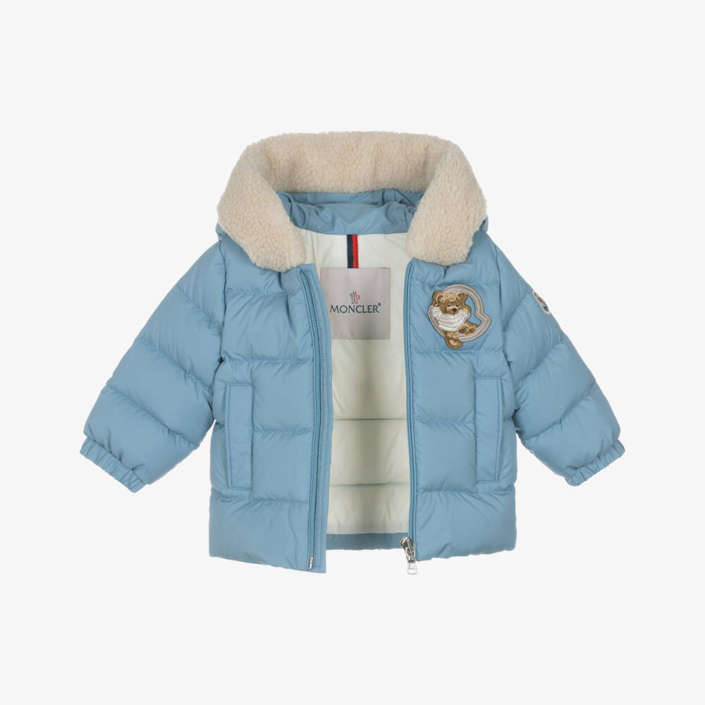 Moncler Enfant-Boys Blue Kesimur Down Padded Jacket | Childrensalon