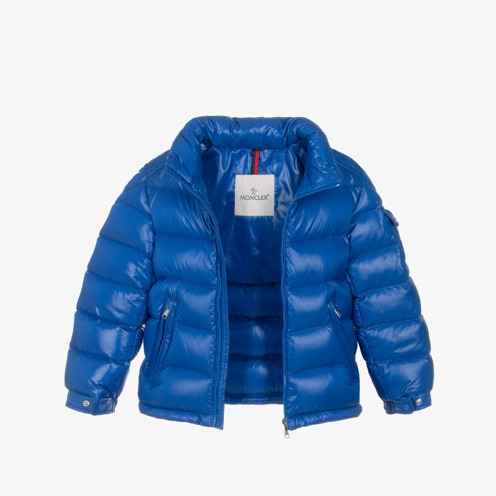 Moncler Enfant-Boys Blue Maya Puffer Jacket | Childrensalon