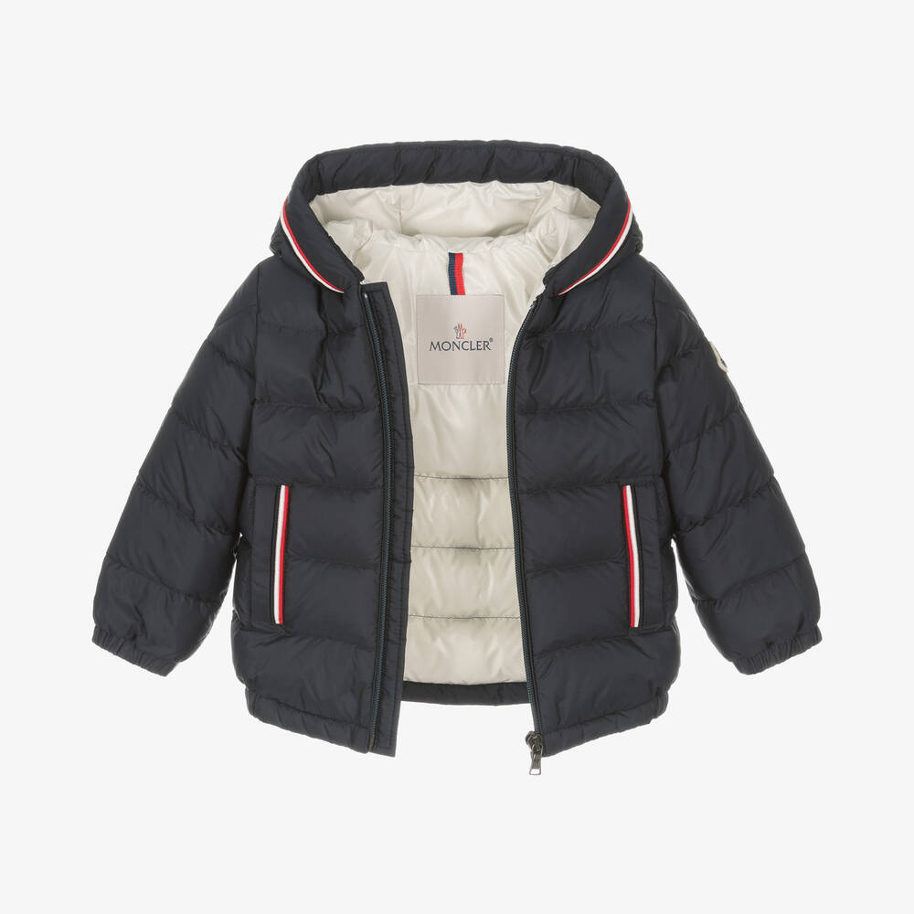 Moncler Enfant-Boys Blue Merary Puffer Jacket | Childrensalon