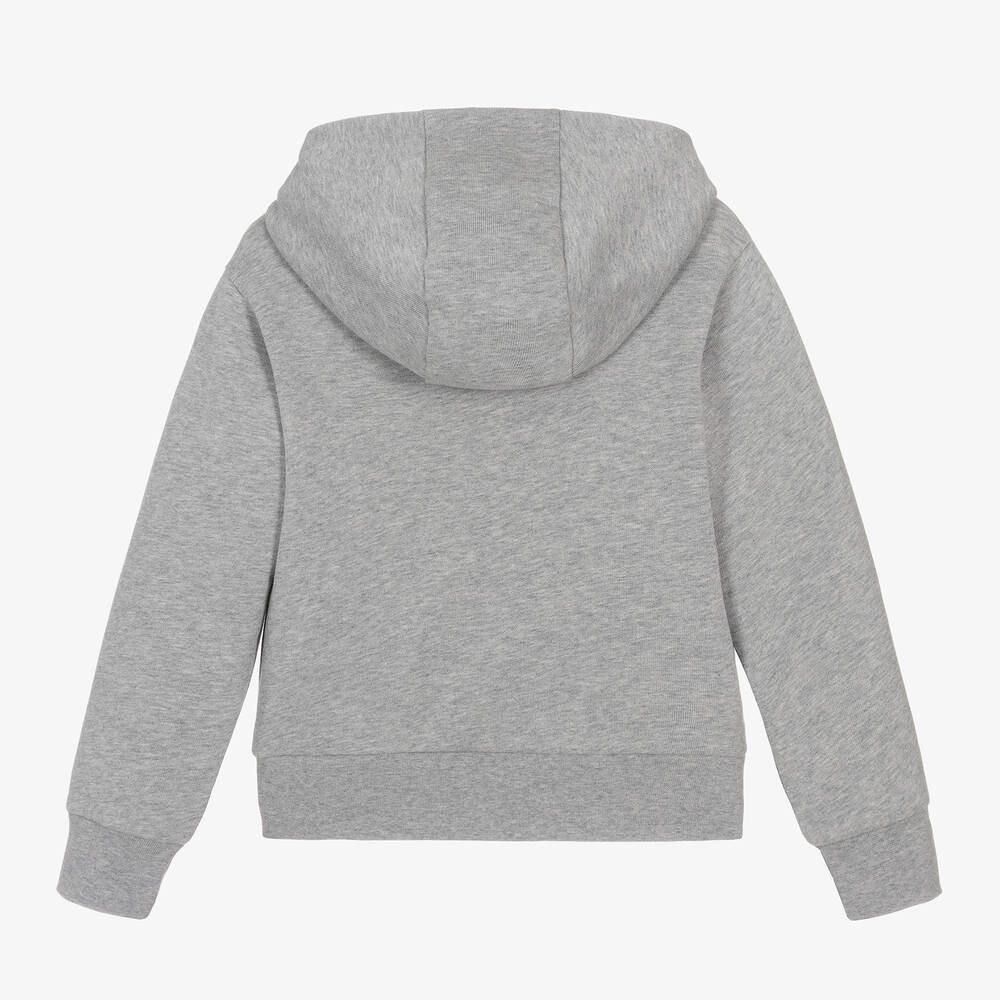 Moncler Enfant-Boys Grey Cotton Hoodie | Childrensalon
