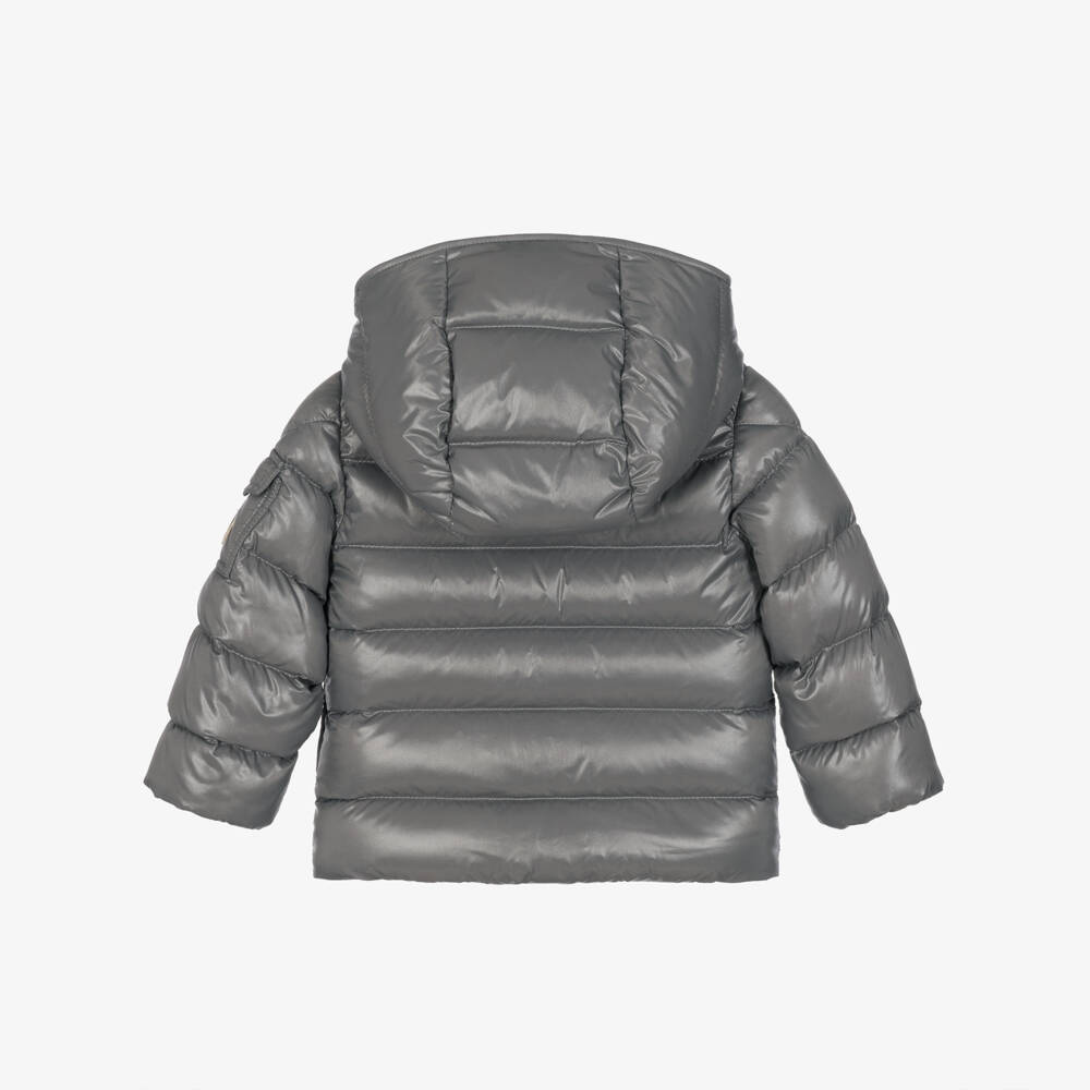Moncler Enfant-Boys Grey Moncler Maya Down Padded Jacket | Childrensalon